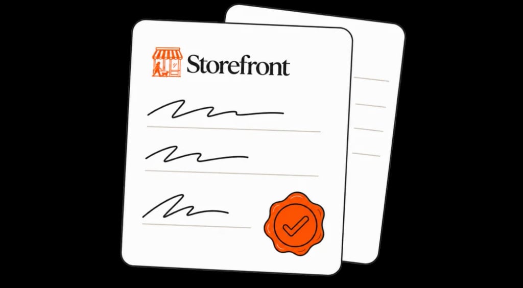 A verified seller application certificate